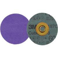 Disque en fibre Roloc Cubitron 3, 3" dia., Grain 60+, C&eacute;ramique TGS INDUSTRIEL