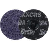 Meule robuste pour le conditionnement de pr&eacute;cision des surfaces Scotch-Brite Roloc, HD-DR, 3" dia., Grain 60+, C&eacute;ramique TGS INDUSTRIEL