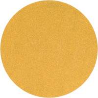 Disque de ponçage jaune &agrave; boucles & crochets, 5" dia., Grain P220, Oxyde d'aluminium TGS INDUSTRIEL