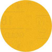 Disque abrasif dor&eacute; Hookit, 09213, dia 3", Grain 180, Oxyde d'aluminium, Poids C TGS INDUSTRIEL