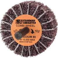 Roue Combi Buff and Blend 898001 Standard Abrasives, 2" dia. x 1" la, Arbre 1/4", Oxyde d'aluminium TGS INDUSTRIEL