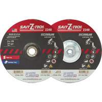 Sait Z-Tech Pipeline High Performance Wheel, 6" x 1/8", 5/8"-11 Arbor, Zirconium, Type 27 TGS INDUSTRIEL