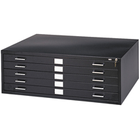 Steel Plan Files, 5 Drawers, 53-3/8" W x 41-3/8" D x 16-1/2" H TGS INDUSTRIEL