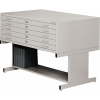 Steel Plan Files, 5 Drawers, 40-3/8" W x 29-3/8" D x 16-1/2" H TGS INDUSTRIEL