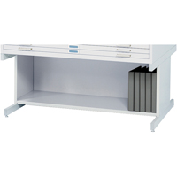 High Base for Steel Plan File Cabinet TGS INDUSTRIEL