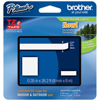 Syst&egrave;mes d'&eacute;tiquetage P-Touch, 9 mm x 314,4", Noir sur transparent TGS INDUSTRIEL