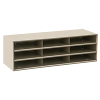 Data Organizers, Stationary, 15 Slots, Steel, 33-3/4" W x 11 5/8" D x 17 3/4" H TGS INDUSTRIEL