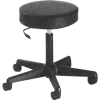 Tabouret de travail de s&eacute;rie 900, Mobile, Ajustable, , Vinyle Si&egrave;ge, Noir TGS INDUSTRIEL