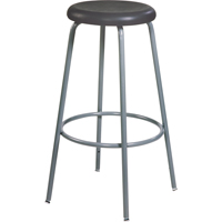 Tabouret de s&eacute;rie 500, Stationnaire, Ajustable, 20" - 28", Polyur&eacute;thane Si&egrave;ge, Noir TGS INDUSTRIEL