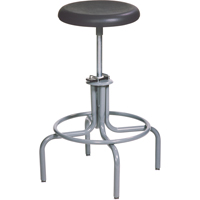 Tabouret de s&eacute;rie 600, Stationnaire, Ajustable, , Polyur&eacute;thane Si&egrave;ge, Noir TGS INDUSTRIEL
