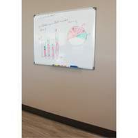White Board, Non-Magnetic, 24" W x 18" H TGS INDUSTRIEL