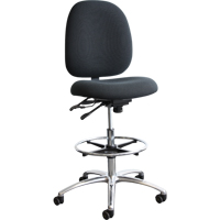 Chaises D.E.S. (dissipation &eacute;lectrostatique) Shoptech, Tissu, Bleu, Capacit&eacute; 275 lb TGS INDUSTRIEL
