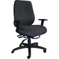 Chaises ergonomiques robustes Cierra , Tissu, Noir, Capacit&eacute; 400 lb TGS INDUSTRIEL