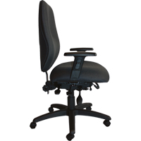 Chaises ergonomiques robustes Cierra , Tissu, Noir, Capacit&eacute; 400 lb TGS INDUSTRIEL
