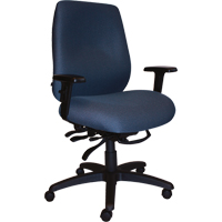 Chaises ergonomiques robustes Cierra , Tissu, Bleu, Capacit&eacute; 400 lb TGS INDUSTRIEL