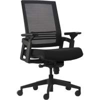 Chaises de bureau A-37 Activ, Mailles, Noir, Capacit&eacute; 275 lb TGS INDUSTRIEL