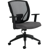 Task Chairs, Vinyl, Charcoal, 300 lbs. Capacity TGS INDUSTRIEL