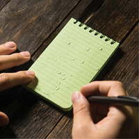 Carnet de notes de poche &agrave; spirale, Couverture souple, Vert, 100 Pages, 3" , 5"  TGS INDUSTRIEL