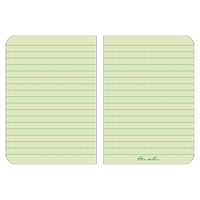 Livre m&eacute;mo, Couverture souple, Havane, 112 Pages, 3-1/2" , 5"  TGS INDUSTRIEL