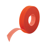Ruban pour gestion des c&acirc;bles One-Wrap, Boucle et crochet, 25 vg x 5/8", Auto-aggripant, Orange TGS INDUSTRIEL