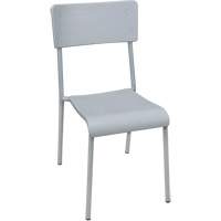 Chaises empilables Ventura, Polypropyl&egrave;ne, Hauteur 36", Capacit&eacute; 300 lb, Gris TGS INDUSTRIEL