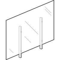 Vitre hygi&eacute;nique, 48" la x 36" h TGS INDUSTRIEL