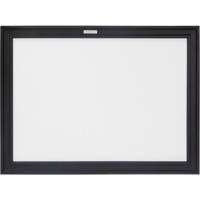 Black MDF Frame Whiteboard, Dry-Erase/Magnetic, 24" W x 18" H TGS INDUSTRIEL