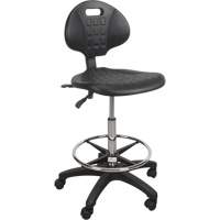 Tabouret robuste et ergonomique, Mobile, Ajustable Hauteur, Capacit&eacute; 250 lb TGS INDUSTRIEL