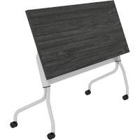 Table de formation &agrave; dessus rabattable Newland, 24" lo x 60" la x 29-1/2" h, Brun fonc&eacute; TGS INDUSTRIEL