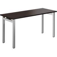 Table bureau Newland, 29-7/10" lo x 60" la x 29-3/5" h, Brun fonc&eacute; TGS INDUSTRIEL