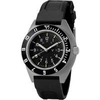 Montre Steel Navigator sur ensemble bracelet en caoutchouc noir de trois morceaux, Num&eacute;rique, &agrave; piles, 41 mm, Noir TGS INDUSTRIEL