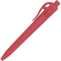 Stylo &agrave; bille d&eacute;tectable avec agrafe, Rouge, 1 mm, R&eacute;tractable TGS INDUSTRIEL
