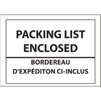Pochettes pour bordereau d'exp&eacute;dition, 4" lo x 5" la, Style Insertion par l'arri&egrave;re TGS INDUSTRIEL