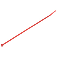 Attaches de c&acirc;ble interm&eacute;diaires, Longueur 8", R&eacute;sistance &agrave; la traction 40 lb, Rouge TGS INDUSTRIEL