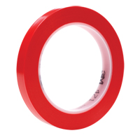 Ruban en vinyle 471, 12 mm (1/2") la x 32,9 m (108') lo, 5,3 mils, Rouge TGS INDUSTRIEL
