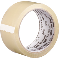 Tartan 305 Box Sealing Tape, Acrylic Adhesive, 1.6 mil, 48 mm (2") x 100 m (328') TGS INDUSTRIEL