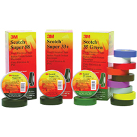 Scotch&reg; Super 33 Tape, 19 mm (3/4") x 20.1 m (66'), Black, 7 mils TGS INDUSTRIEL