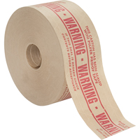 Rubans gommes pr&eacute;-imprim&eacute;s, 72 mm (2-4/5") x 137 m (449,475'), Kraft TGS INDUSTRIEL