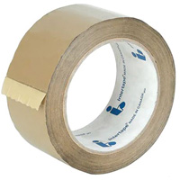 Box Sealing Tape, Hot Melt Adhesive, 1.6 mils, 48 mm (1-22/25") x 50 m (164') TGS INDUSTRIEL