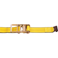 Tendeurs d'arrimage &agrave; cliquet, Crochet plat, 4" , 30' , Charge d'utilisation max. 5400 lb (2450 kg) TGS INDUSTRIEL