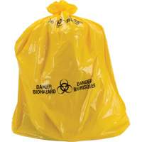 Waste Bags, Bio-Hazard, 60" L x 36" W, 6 mils TGS INDUSTRIEL