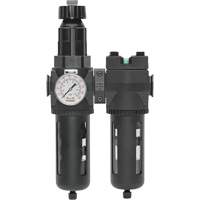 Filter/Regulator & Coalescing Filter Modulair 400 with Standard Bowl & Manual Drain, 3/4" NPTF, 150 PSI, 9.13 fl. oz. Capacity TGS INDUSTRIEL
