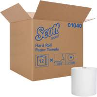 Serviettes en rouleaux durs Essential de Scott, 1 pli, Standard, 800' lo TGS INDUSTRIEL