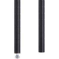 MONTANT ETAGERE STYLISEE14 1/2"H,NOIR TGS INDUSTRIEL