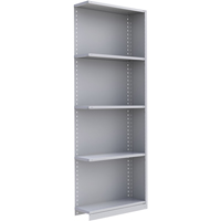 Interlok Shelving Unit, Steel, Boltless, 800 lbs. Capacity, 36" W x 100" H x 24" D TGS INDUSTRIEL