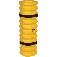 Protecteur de colonne, Ouverture int&eacute;rieure 4" x 6", 13" lo x 13" la x 42" h, Jaune TGS INDUSTRIEL