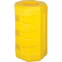 Protecteurs de colonne, Ouverture int&eacute;rieure 18-1/4" x 18-1/4", 30" lo x 30" la x 38-1/2" h, Jaune TGS INDUSTRIEL