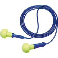 E-A-R Push-ins Metal Detectable Earplugs, Corded, One-Size, Bulk - Polybag, NRR 28 dB NRR dB TGS INDUSTRIEL