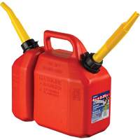 Combo jerrican essence/huile, 2,17 gal. US/8,25 L, Rouge, Conformes aux normes CSA/ULC TGS INDUSTRIEL