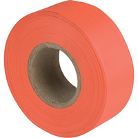 Rubans pour signalisation, 1,1875" la x 150' lo, Orange fluorescent TGS INDUSTRIEL